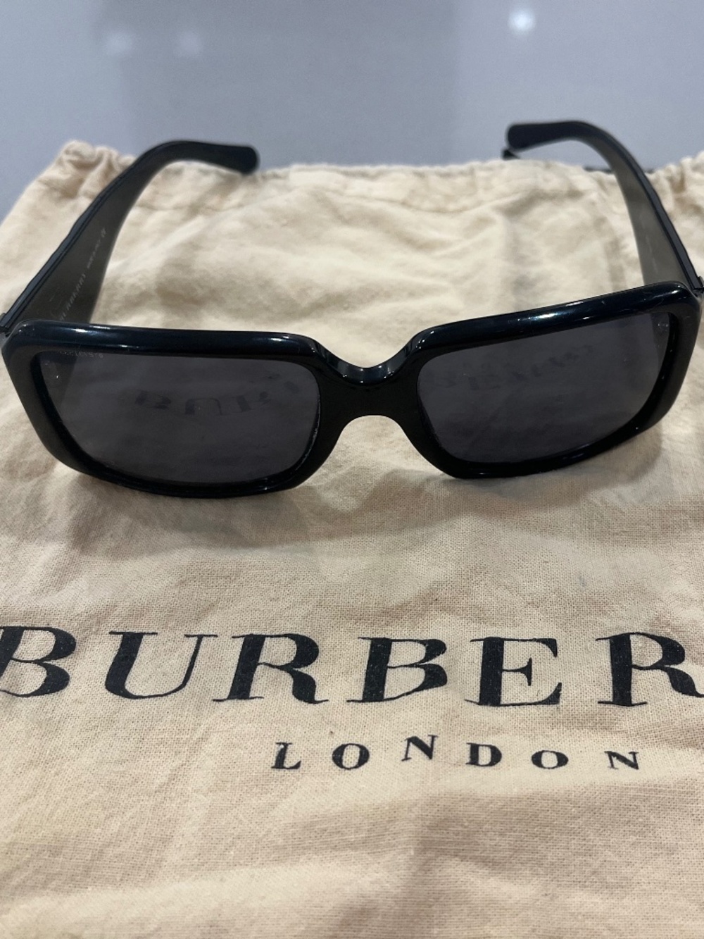 Burberry Black Sunglasses.